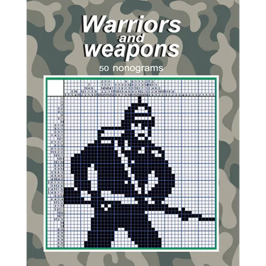 Warriors and weapons - 50 nonograms
