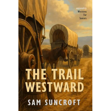 The Trail Westward: Large Print easy to read Western for Seniors with Dementia, Alzheimer's or memory issues