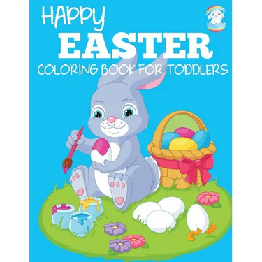 Happy Easter Coloring Book for Toddlers