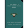 Philosophical Writings Of Henry More