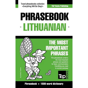 English-Lithuanian phrasebook & 1500-word dictionary