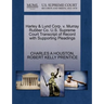 Harley & Lund Corp. V. Murray Rubber Co. U.S. Supreme Court Transcript of Record with Supporting Pleadings