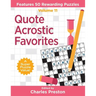 Quote Acrostic Favorites: Features 50 Rewarding Puzzles