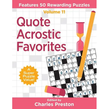 Quote Acrostic Favorites: Features 50 Rewarding Puzzles