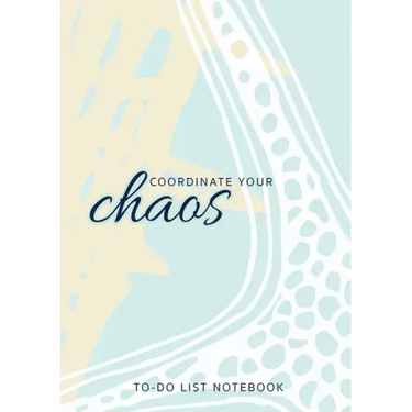 Coordinate Your Chaos To-Do List Notebook: 120 Pages Lined Undated To-Do List Organizer with Priority Lists (Medium A5 - 5.83X8.27 - Blue Starfish)