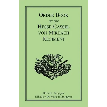 Order Book of the Hesse-Cassel von Mirbach Regiment