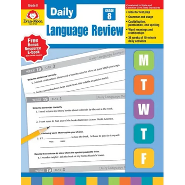 Daily Language Review, Grade 8 Teacher Edition