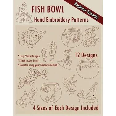 Fish Bowl Hand Embroidery Patterns