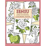 Sensu: Hanafuda-Inspired Floral Illustrations Coloring Book