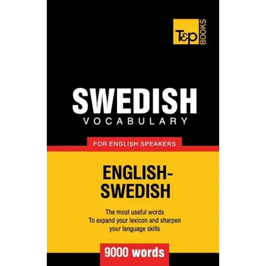 Swedish vocabulary for English speakers - 9000 words