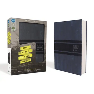NIV, Bible for Teen Guys, Leathersoft, Blue: Building Faith, Wisdom and Strength