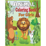 Animal Coloring Book For Girls: 40 cute animal designs to color - Stress Reliving Patters for cute girls