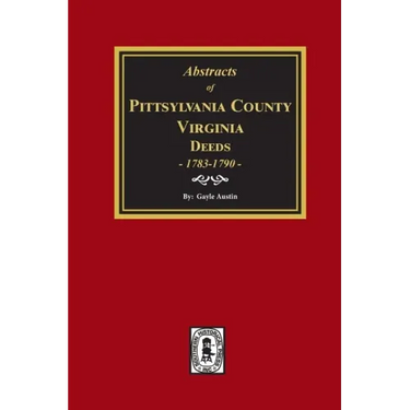 Pittsylvania County, Virginia Deeds 1783-1790