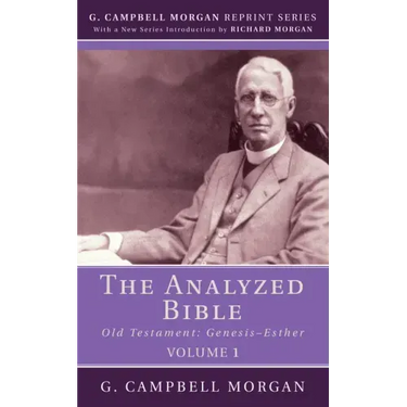 The Analyzed Bible, Volume 1