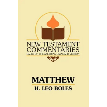 Matthew: A Commentary on the Gospel According to Matthew