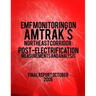EMF Monitoring on Amtrak's Northeast Corridor: Post-Electrification Measurements and Analysis