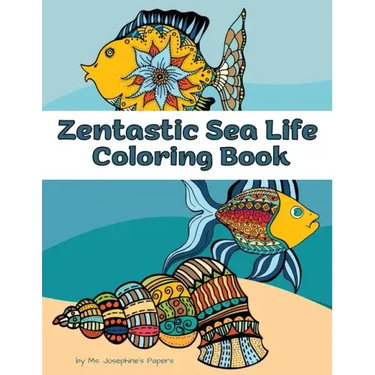 Zentastic Sea Life Coloring Book