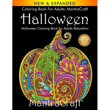 Coloring Book for Adults: MantraCraft Halloween: Halloween Coloring Book for Adults Relaxation