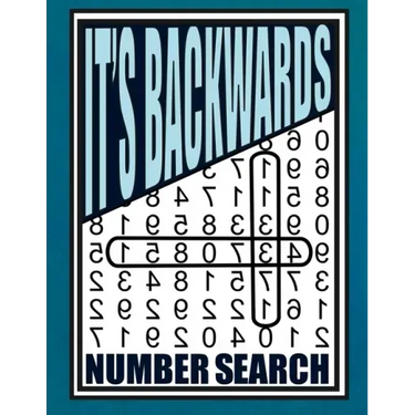 It's Backwards Number Search: 105 Challenging Large Print Puzzles