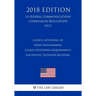 Closed Captioning of Video Programming - Closed Captioning Requirements for Digital Television Receivers (US Federal Communications Commission Regulat