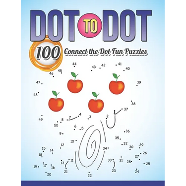 Dot To Dot 100 Connect the Dot Fun Puzzles