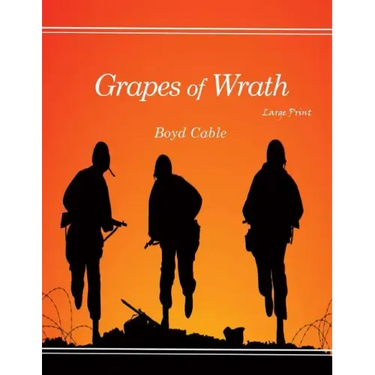Grapes of Wrath: Large Print