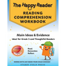 Reading Comprehension Workbook, Grade 3: Main Ideas & Evidence