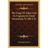 The Usage Of Askeo And Its Cognates In Greek Documents To 100 A.D.