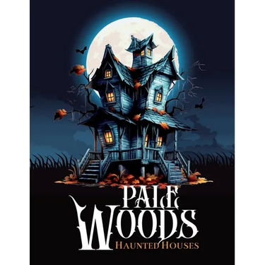 Pale Woods Creepy Coloring Book