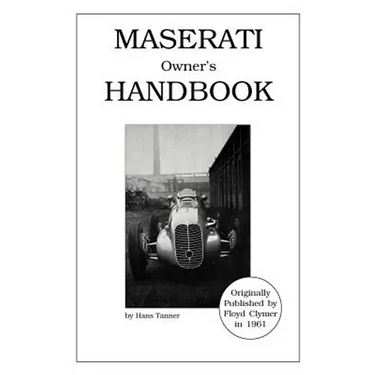 Maserati Owner's Handbook