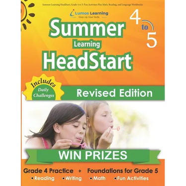 Summer Learning HeadStart, Grade 4 to 5: Fun Activities Plus Math, Reading, and Language Workbooks: Bridge to Success with Common Core Aligned Resourc