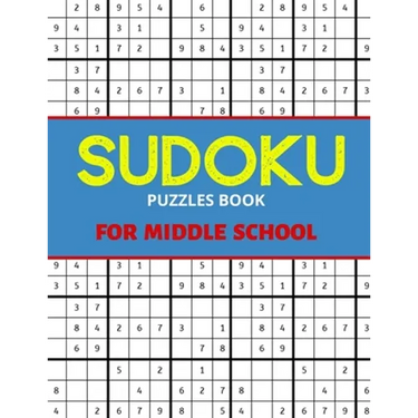 Sudoku Puzzles Book For Middle School: Large 9x9 sudoku book for Teens, smart gifts for Boy & Girl, fun and brain exercises