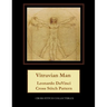 Vitruvian Man: Leonardo DaVinci Cross Stitch Pattern