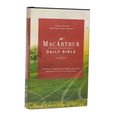 The Nkjv, MacArthur Daily Bible, 2nd Edition, Hardcover, Comfort Print: A Journey Through God's Word in One Year