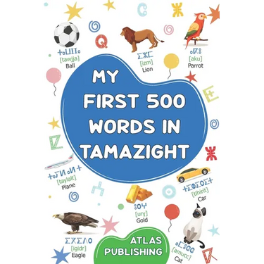 My first bilingual English Tamazight picture book: My first 500 words in the standard Amazigh language - Picture dictionary with illustrated words on