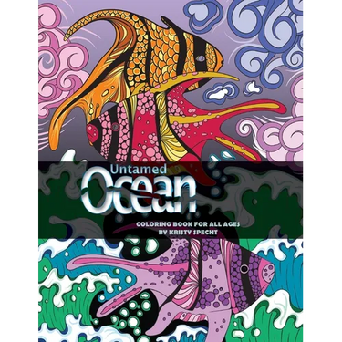 Untamed Ocean: Adult Coloring Book