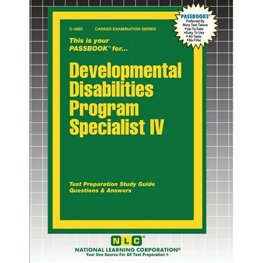Developmental Disabilities Program Specialist IV