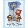 LampPost Meeting Cross Stitch Pattern