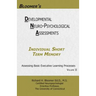 Bloomer's Developmental Neuropsychological Assessments Volume II: Individual Short Term Memory