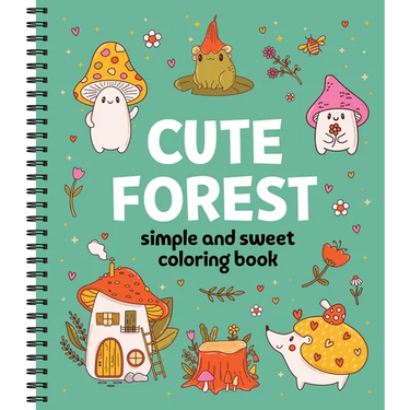 Simple and Sweet Coloring Book: Cute Forest
