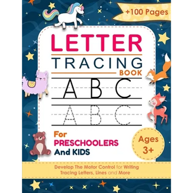Letter Tracing Book: For Preschoolers And Kids Ages +3 - Alphabet Handwriting Practice Workbook For Kids - Trace Letters for kids ages 3-5