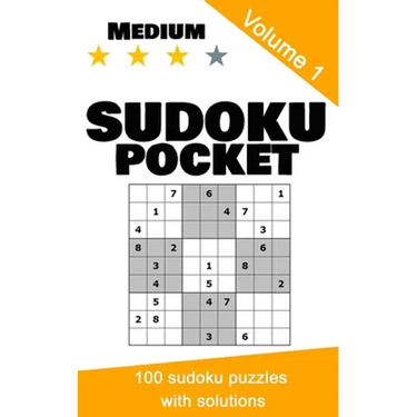Sudoku pocket: 100 sudoku puzzles, medium level, volume 1