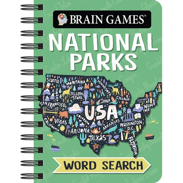 Brain Games - To Go - National Parks Word Search