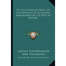 On The Fourfold Root Of The Principle Of Sufficient Reason And On The Will In Nature