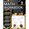 MathFlare - Math Workbook 9th Grade: Math Workbook Grade 9: Equations and Expressions, Linear Equations, System of Equations, Quadratic Equations, and