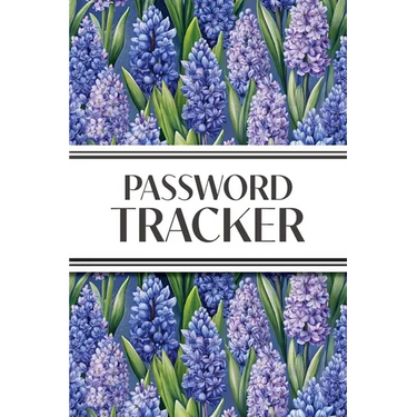 Password Tracker (Hyacinths): 6"x9" Alphabetical Password Logbook for Easy Organization