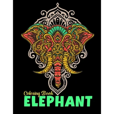 Elephant coloring book: Elephants lovers Coloring Book for adults