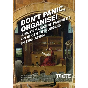 Don't Panic, Organise! a Mute Magazine Pamphlet on Recent Struggles in Education