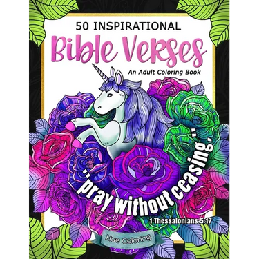 50 Inspirational Bible Verses: An Adult Coloring Book