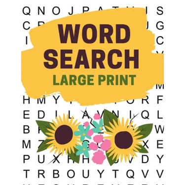 Large Print Word Search: 100 Large Letter Word Search Puzzles for Seniors and Adults Find 2000 Different Words and Have Fun